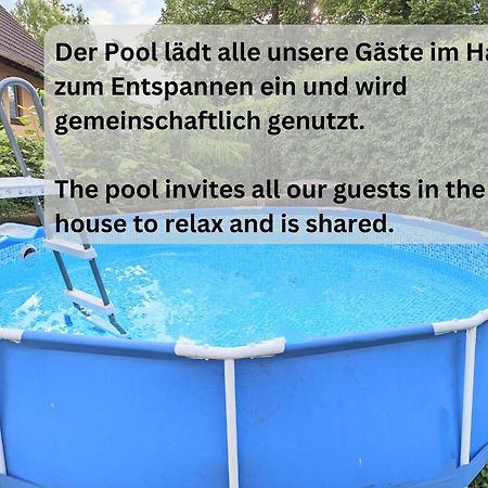 Appartement W4 - Urlaubsmagie- Pool, Terrasse, Barbecue à Lichtenhain  Extérieur photo