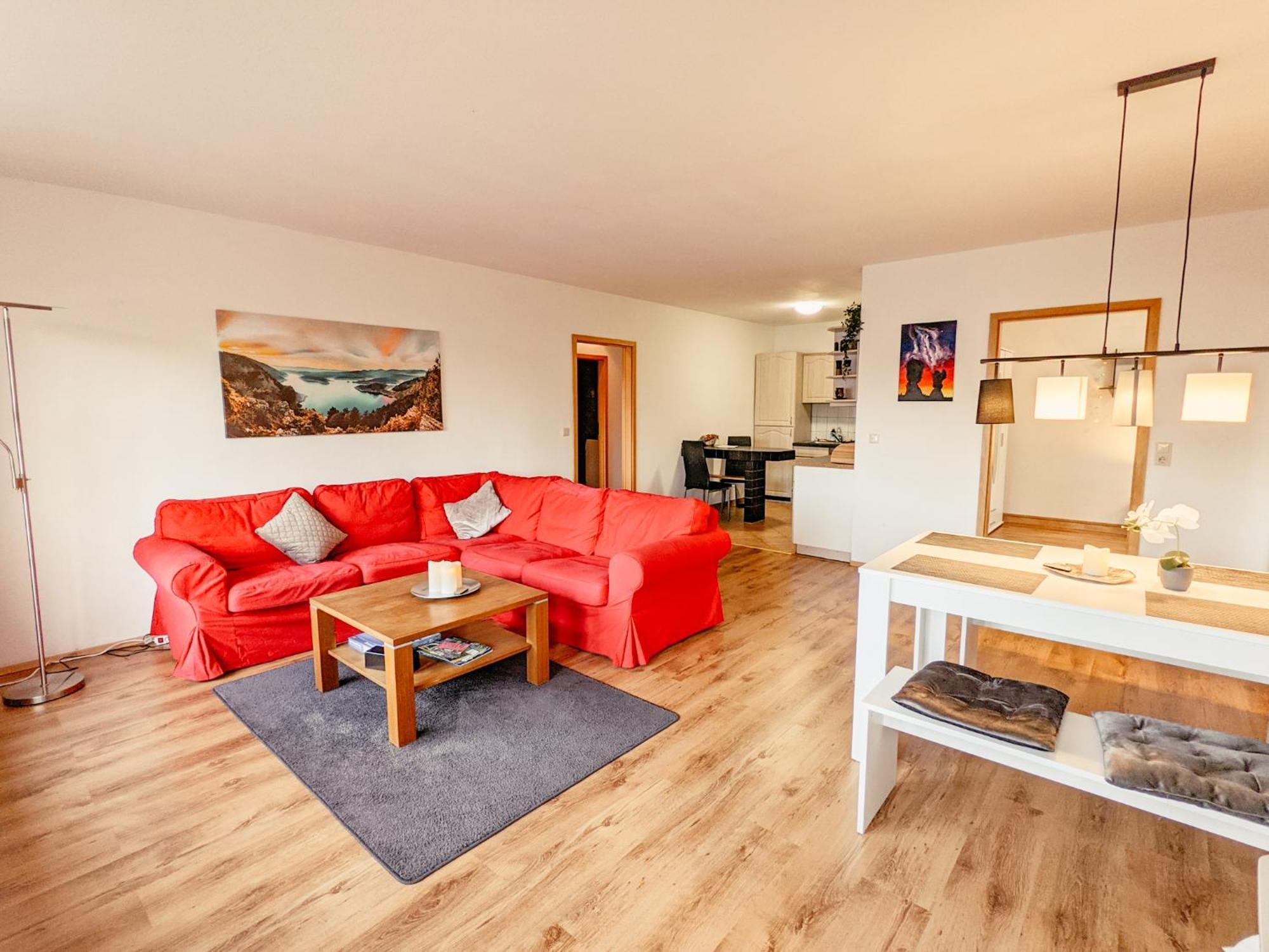 Appartement W4 - Urlaubsmagie- Pool, Terrasse, Barbecue à Lichtenhain  Extérieur photo