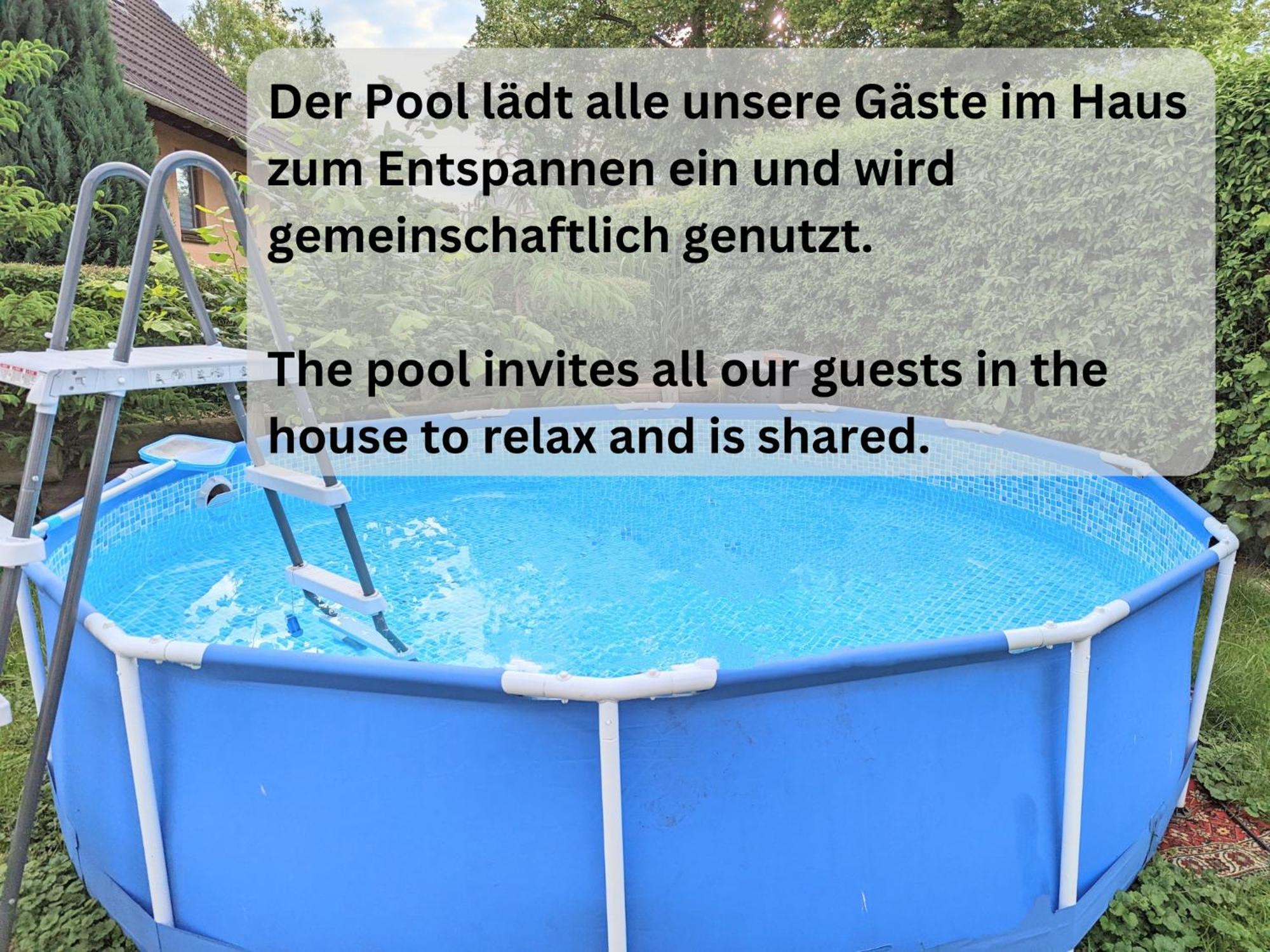 Appartement W4 - Urlaubsmagie- Pool, Terrasse, Barbecue à Lichtenhain  Extérieur photo